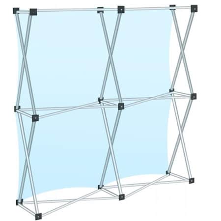 Testrite Visual Products Collage Pop-Up Frames 2 X 2 Collage Pop-Up- Silver LG22